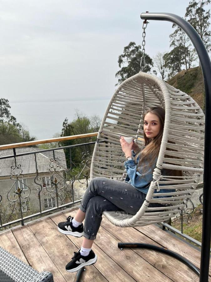 Glamping Village Sarpi Ngoại thất bức ảnh